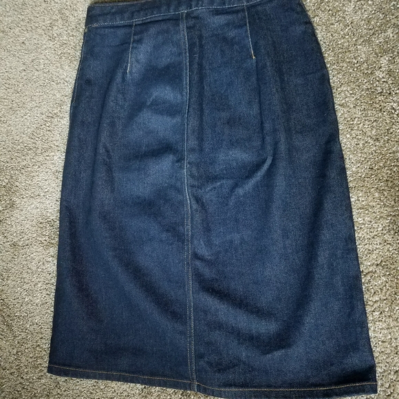 Gap denim highwaist pencil skirt - Picture 3 of 4